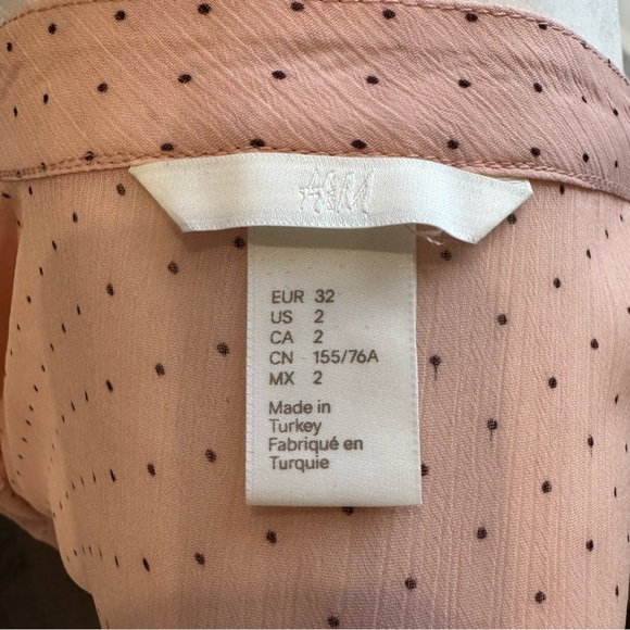H&M Light Pink Ruffled Blouse - Picture 2 of 5